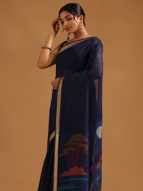 Woven Bollywood Organza Saree