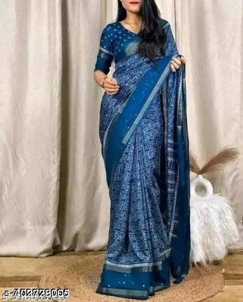 SAKHA DESIGNER Printed Bollywood Art Silk Saree