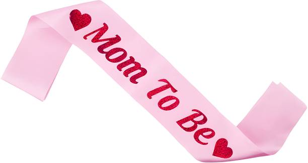 Wobbox Mom To Be Sash, Mom To Be Decoation Items(FP4592)