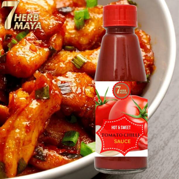 7Herbmaya Hot & Sweet Tomato Chilli Sauce for Better Breakfast Experience Sauce