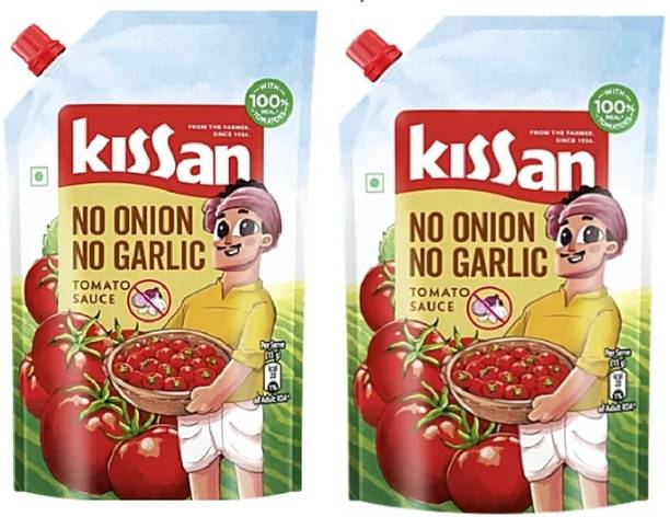 Kissan FRESH NO ONION NO GARLIC MADE FROM REAL TOMATOES Sauces & Ketchup