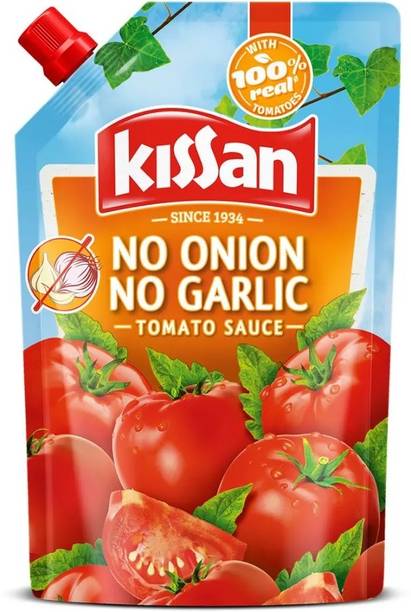 Kissan No-Onion No-Garlic Tomato Sauce WITH REAL TOMATOES Sauces & Ketchup