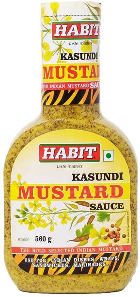 HABIT Kasundi Mustard Bold & Pungent Paste 560g x Pack of 1 | Ideal for Cooking Sauce