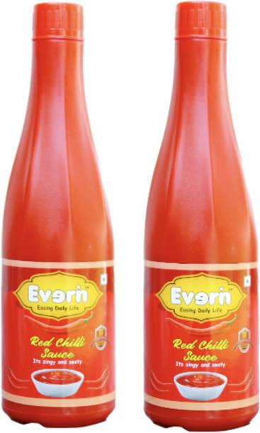 Everin RED CHILLI SAUCE 650G PACK 2 Sauce