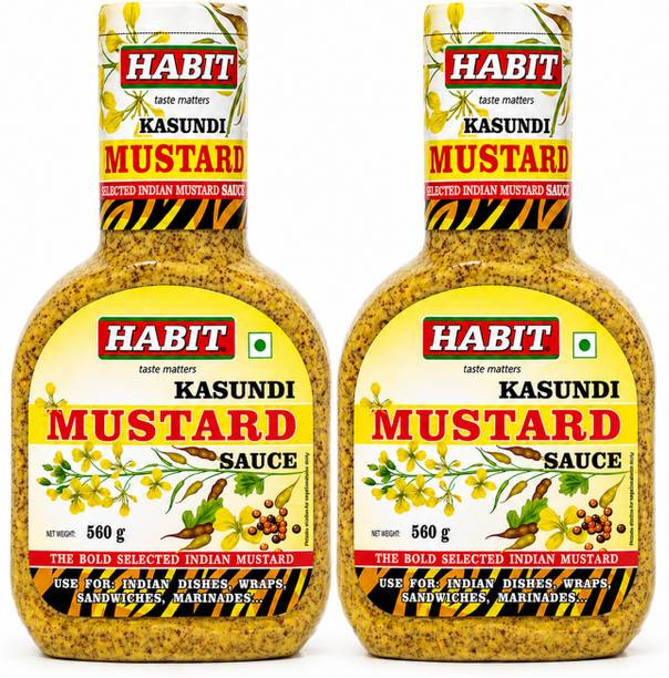 HABIT Kasundi Mustard Bold & Pungent Paste 560g x Pack of 2 | Ideal for Cooking Sauce