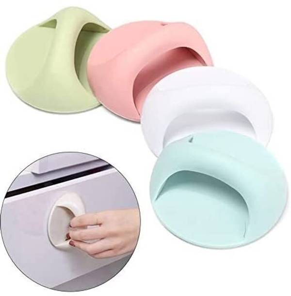 perlman Self Adhesive Peel and Stick Plastic Handles Pull knob (Pack of 4) Pull knob for sliding doors Tenor Saxophone