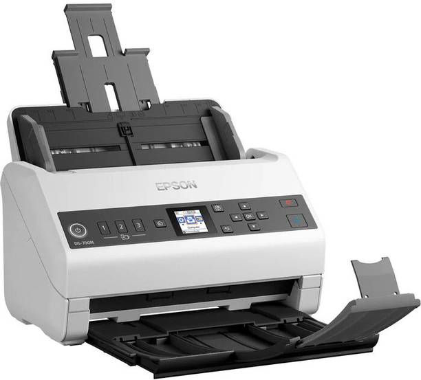 Epson - WorkForce DS-730N Network Color Document Scanner