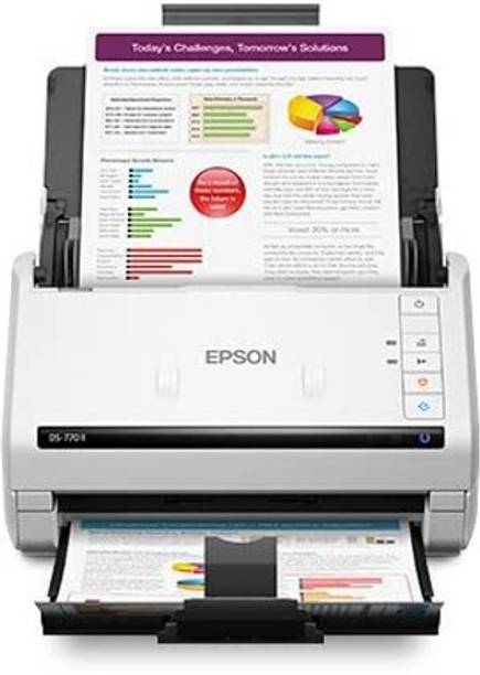 Epson Workforce DS-770II Color One Pass Duplex A4 Scanner
