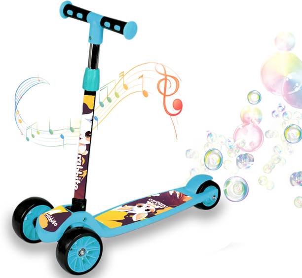 FORMONIX Kick Scooter Wide LED Light Wheels, Adjustable Handlebar Kids Scooter 3 Wheeler Kids Scooter