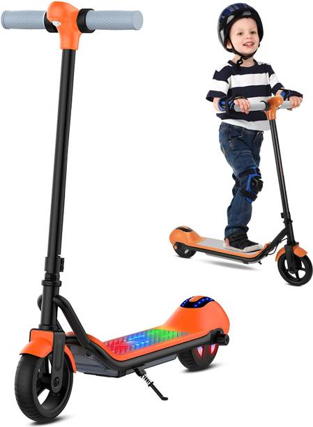 Kidsmate Power Pro Electric Kick Scooter | Bluetooth,LED Wheels,Colorful Footboard Lights Kids Scooter