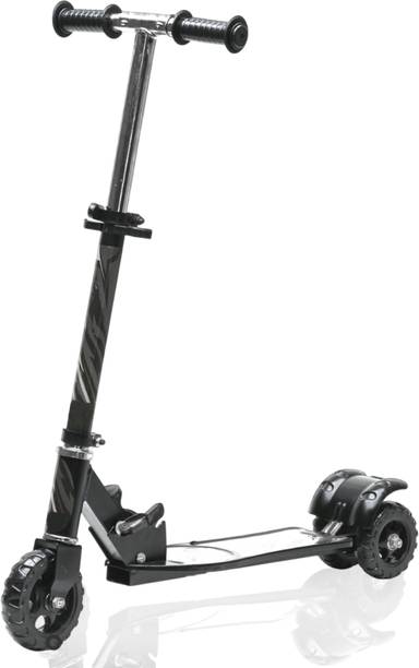 Little Funky 3 Level Height Adjustable Scooter for Unisex Kids with Rear Foot Brake Kids Scooter