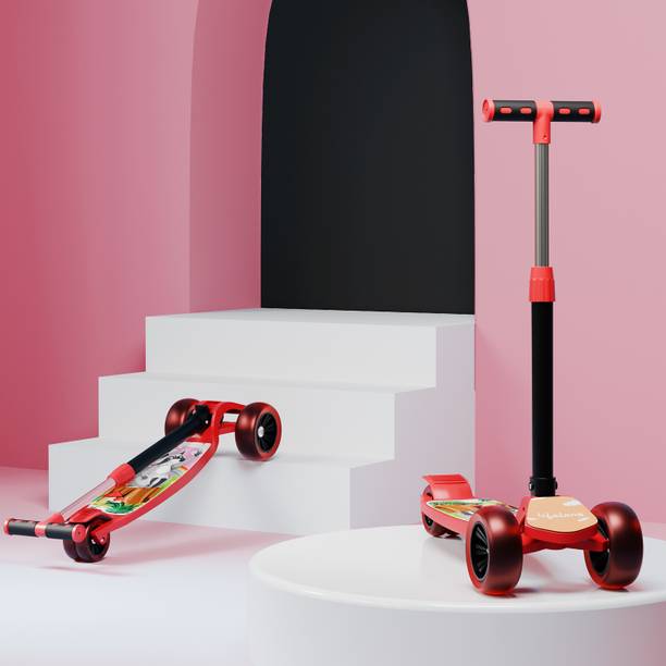 Lifelong LLKS02 Foldable Kick Skating Cycle|Skate Scooter for Kids(Max User Weight: 50Kg) Kids Scooter