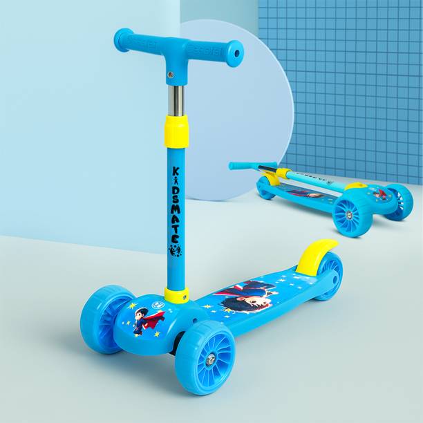 Kidsmate Cruiser 3 Wheels Skating Kick Scooter for Kids | Foldable & Adjustable Height Kids Scooter
