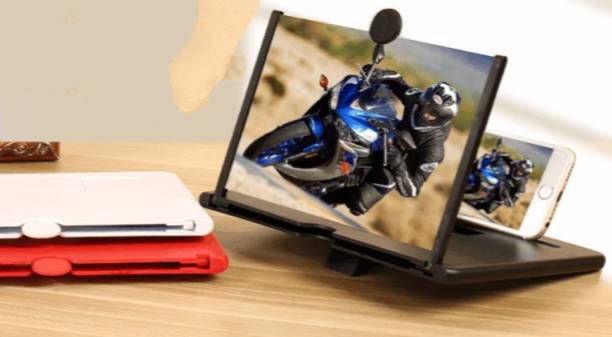 JANGI Full HD Screen Expander &amp; Screen Magnifier 3D Phone Holder3245 Smartphone mobile Video Glasses