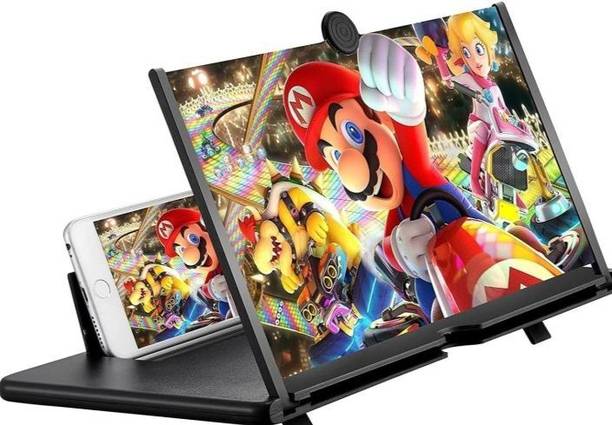 BMJNCJ 9 inch 3 times 3D magnifier fresnel mirror HD Screen Expander Phone