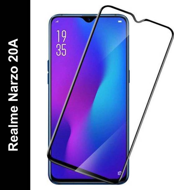 MAHTO Edge To Edge Tempered Glass for Realme Narzo 20, Realme Narzo 20A, Realme C11, Realme C12, Realme C15, Realme C3, Realme 5, Realme 5i, Realme 5s, Oppo A9 2020, Oppo A5 2020, Realme Narzo 10, Realme Narzo 10A, Oppo A31