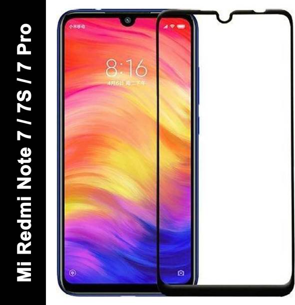 EASYBIZZ Edge To Edge Tempered Glass for Mi Redmi Note 7, Mi Redmi Note 7 Pro, Mi Redmi Note 7S