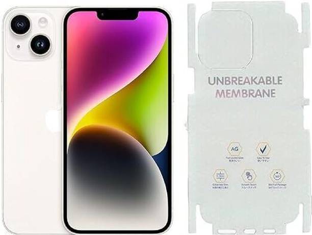 DLS Back Screen Guard for I Phone 15 Matte Finish Self-Healing Unbreakable Back & Side Membrane Screen Guard