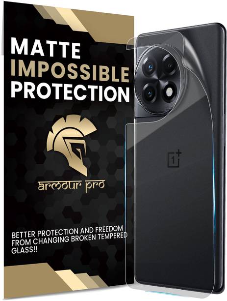 ArmourPro Back Screen Guard for OnePlus 11R 5G, 1+ 11R 5G, 4 Layer Unbreakable Membrane with Easy Installation
