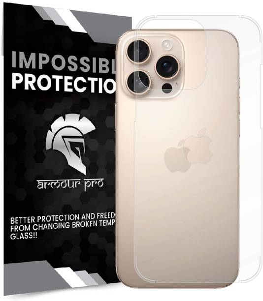 ArmourPro Back Screen Guard for iPhone 16 Pro Max, Apple iPhone 16 Pro Max, Apple 16 Pro Max