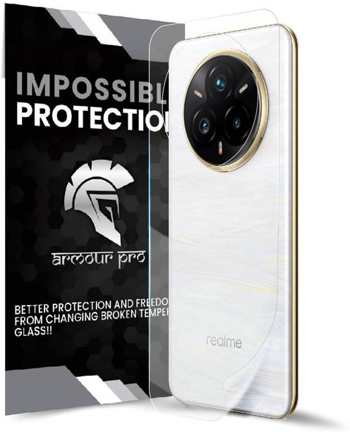 ArmourPro Back Screen Guard for Realme 14 Pro Plus 5G, Realme 14 Pro Plus, Unbreakable Nano Fiber Membrane with Easy Installation