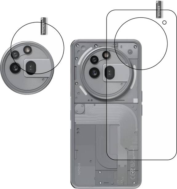 GARUDA GLASS Back Tempered Glass for Nothing phone 3A Pro with camera lens ,Nothing phone 3a Pro 5G