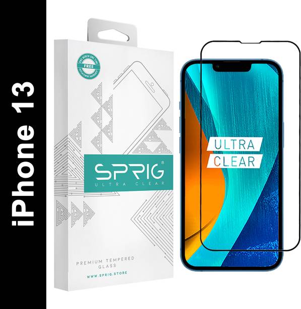 Sprig Edge To Edge Tempered Glass for Apple iPhone 13, iPhone 13, Iphone 13