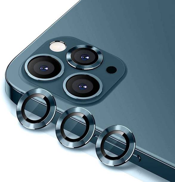 Mobilive Camera Lens Protector for Apple iPhone 12 Pro Max Aluminium Metal Color Ring, 9H Hardness Scratch Proof