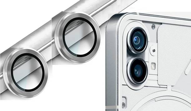 milestone mobile accessories Camera Lens Protector for Ring for Nothing Phone 1 Silver with Glass