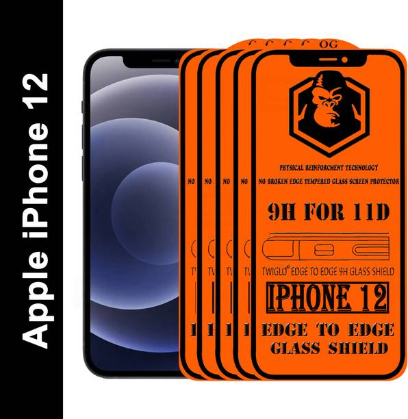 TWIGLO Edge To Edge Tempered Glass for Apple IPHONE 12