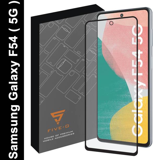 FIVE-O Tempered Glass Guard for Samsung Galaxy F54 5G with Self Installation Kit
