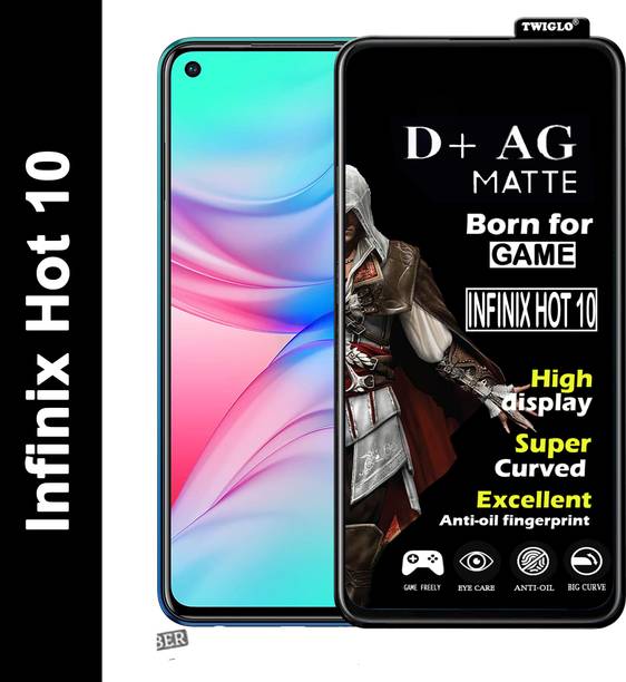 TWIGLO Edge To Edge Tempered Glass for INFINIX HOT 10