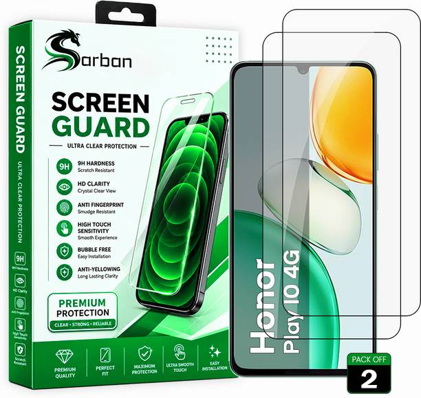 ARBAN Edge To Edge Screen Guard for Honor Play 10 4G | Screen Protector (Not Tempered Glass) | 9H Hardness | Edge to Edge | Full Coverage | Case Friendly