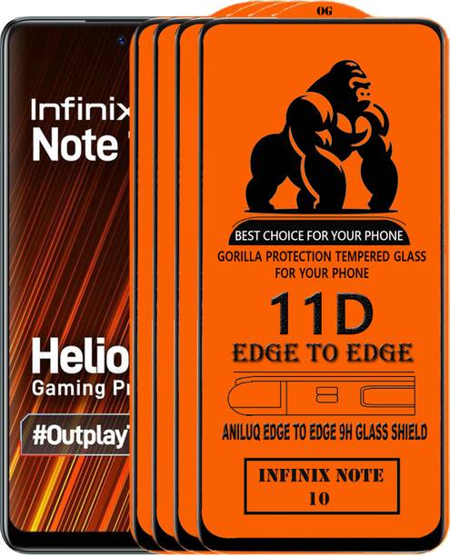 ANILUQ Edge To Edge Screen Guard for INFINIX NOTE 10