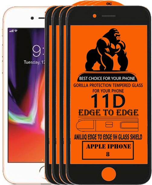 ANILUQ Edge To Edge Screen Guard for Apple iPhone 8