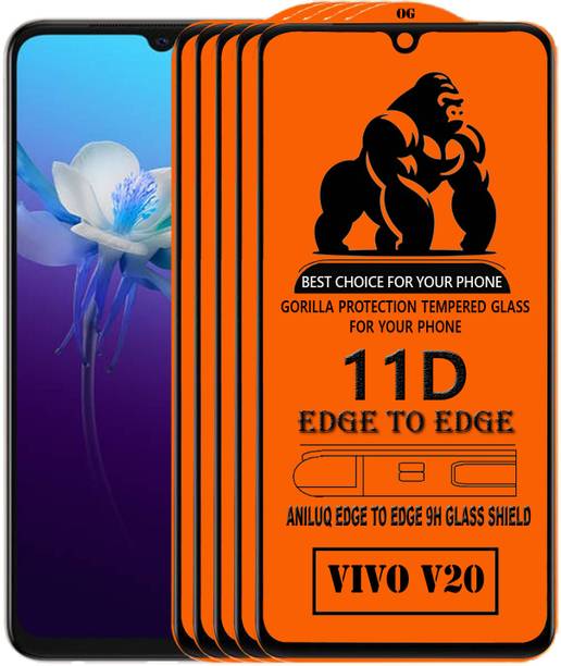 ANILUQ Edge To Edge Screen Guard for VIVO V20