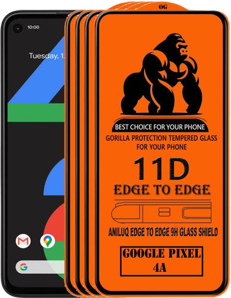 ANILUQ Edge To Edge Screen Guard for GOOGLE PIXEL 4A 4G