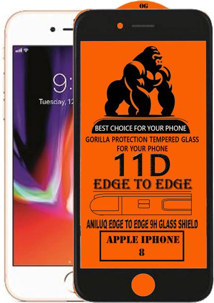 ANILUQ Edge To Edge Screen Guard for Apple iPhone 8