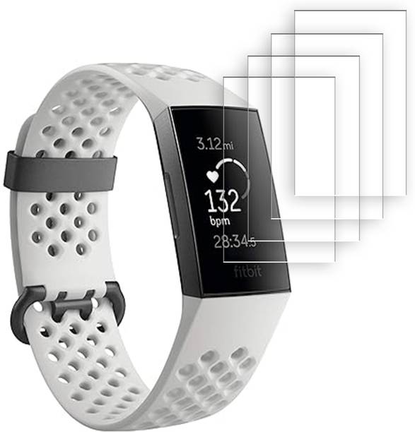 ARBAN Edge To Edge Screen Guard for Fitbit Fitbit Charge 3 SE Fitness Activity Tracker SMARTWATCH SCREEN GUARD