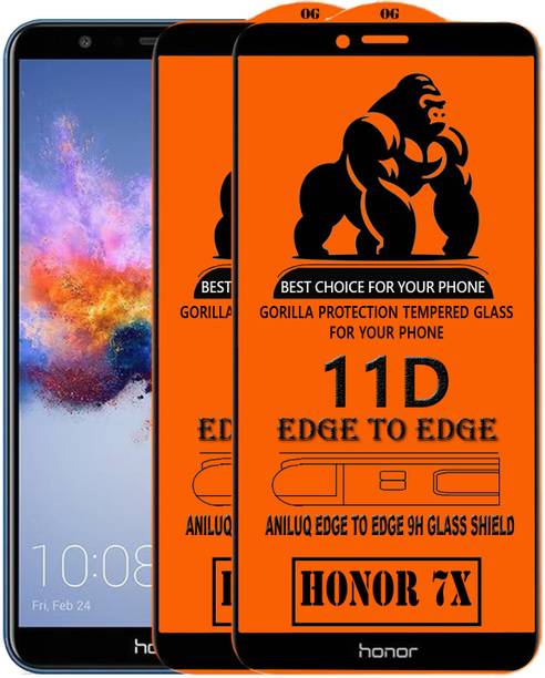 ANILUQ Edge To Edge Screen Guard for Honor 7X