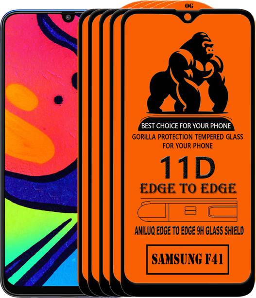 ANILUQ Edge To Edge Screen Guard for SAMSUNG F41