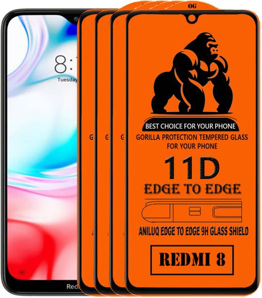 ANILUQ Edge To Edge Screen Guard for Xiaomi Redmi 8