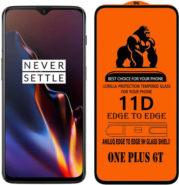 ANILUQ Edge To Edge Screen Guard for OnePlus 6T