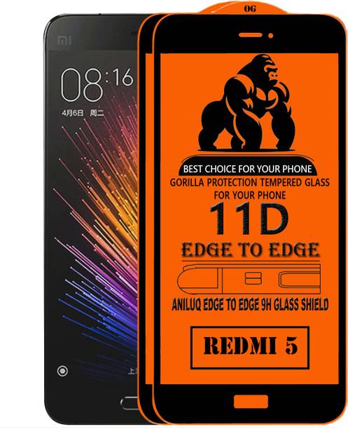 ANILUQ Edge To Edge Screen Guard for Mi 5