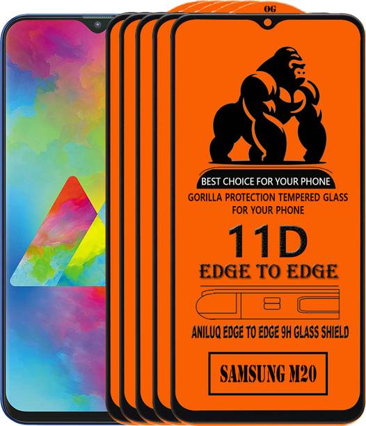 ANILUQ Edge To Edge Screen Guard for Samsung Galaxy M20
