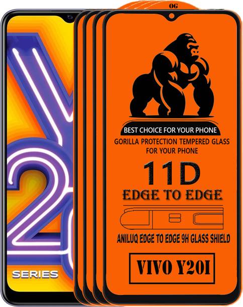 ANILUQ Edge To Edge Screen Guard for VIVO Y20I
