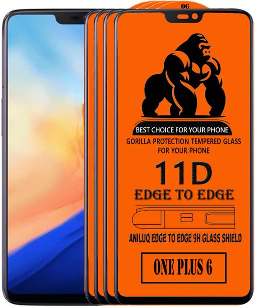 ANILUQ Edge To Edge Screen Guard for OnePlus 6