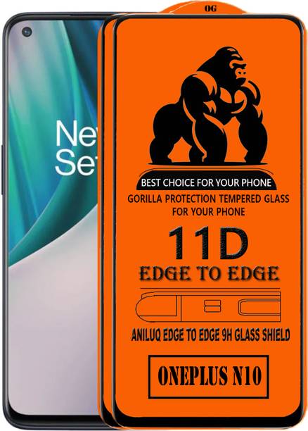 ANILUQ Edge To Edge Screen Guard for ONEPLUS N10