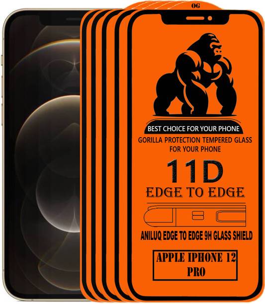 ANILUQ Edge To Edge Screen Guard for IPHONE 12 PRO