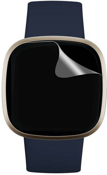 RapTag Edge To Edge Screen Guard for Yny FitBit Versa 3 Smartwatch [TPU]